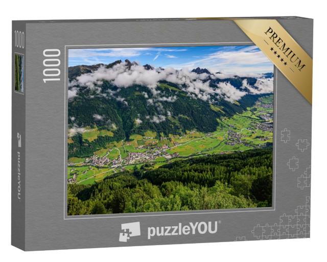 Puzzle de 1000 pièces « La vallée de Stubai le matin »