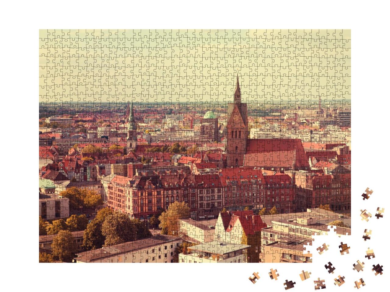 Puzzle de 1000 pièces « Vue sur Hanovre, Basse-Saxe, Allemagne »