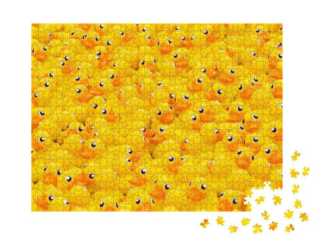 Puzzle de 1000 pièces « Canards jouets jaunes »