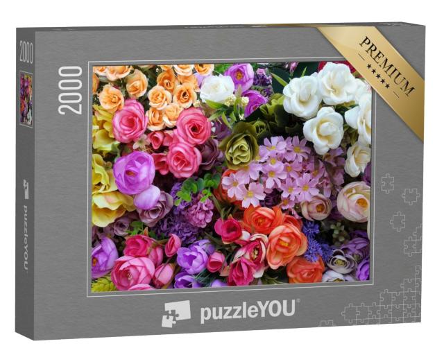 Puzzle de 2000 pièces « Une magnifique mer de fleurs »