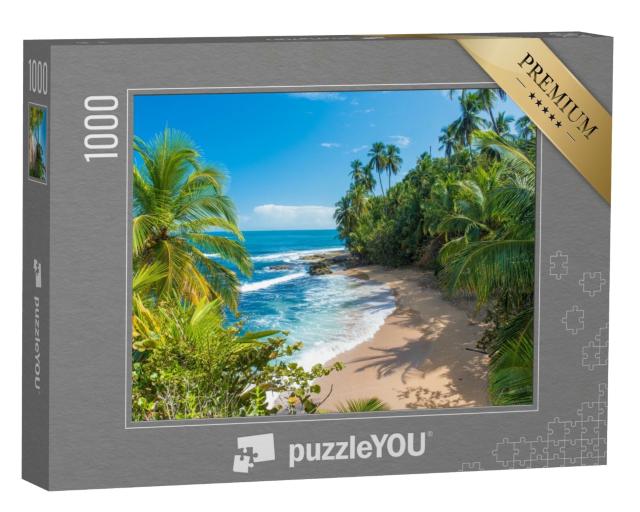 Puzzle de 1000 pièces « Magnifique plage des Caraïbes près de Puerto Viejo, Costa Rica »