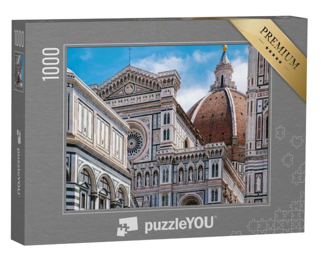 Puzzle de 1000 pièces « Gros plan sur la cathédrale Santa Maria del Fiore, Florence »