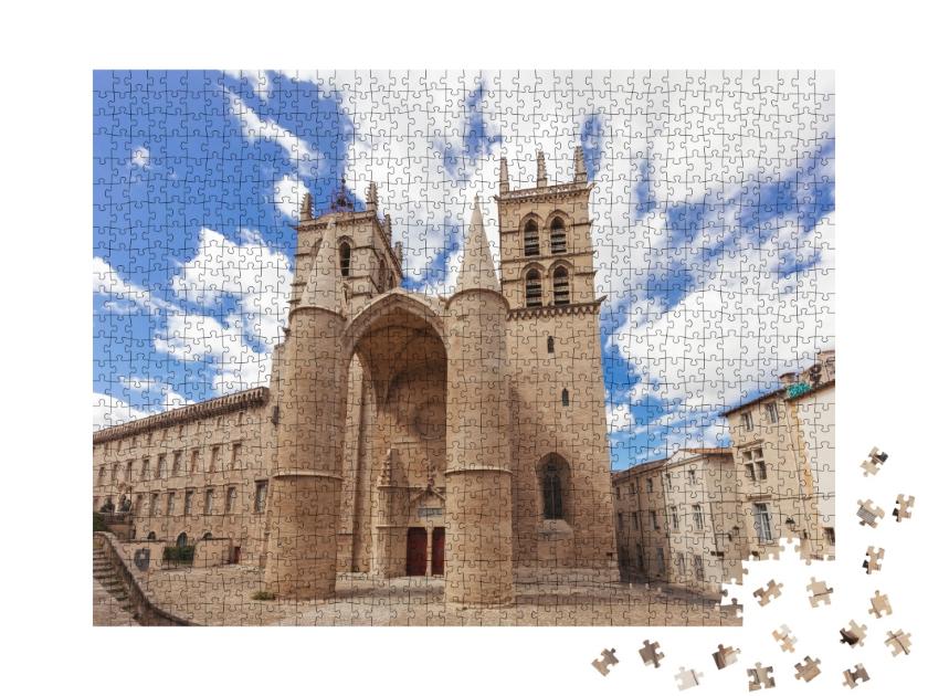 Puzzle de 1000 pièces « Cathédrale Sainte-Pierre à Montpellier, France »