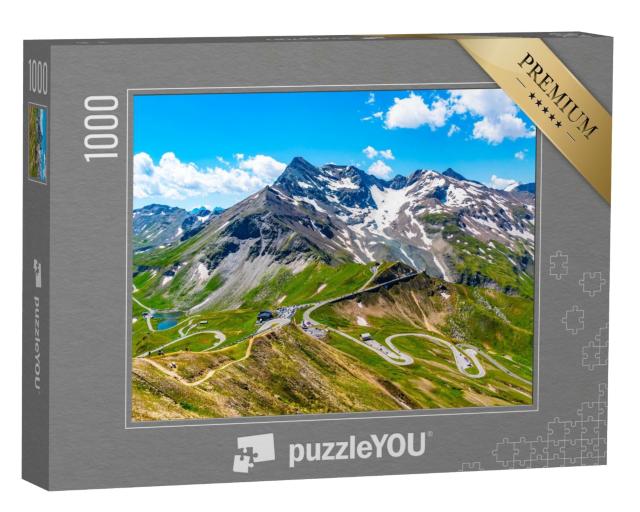 Puzzle de 1000 pièces « Route alpine du Grossglockner dans les Hohe Tauern, Autriche »
