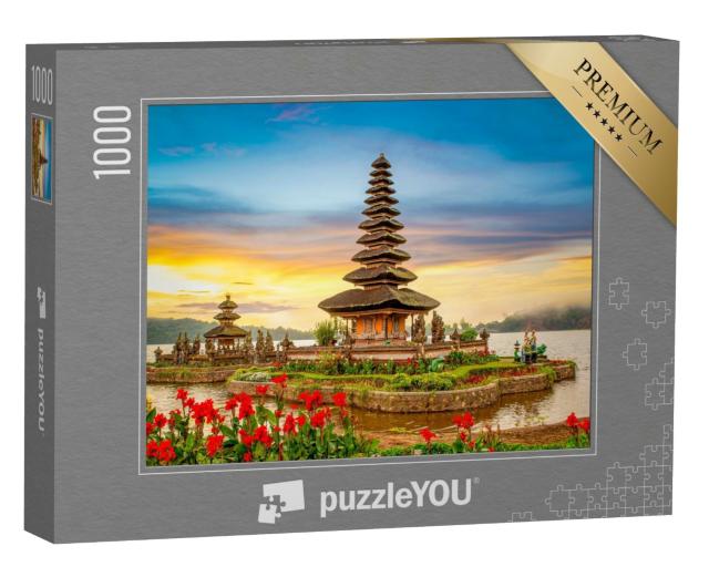 Puzzle de 1000 pièces « Pura Ulun Danu Bratan, temple hindou à Bali, Indonésie »