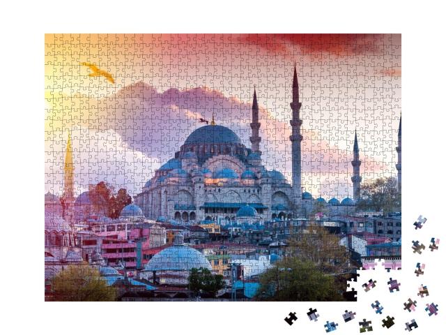 Puzzle de 1000 pièces « Istanbul, vue de la capitale turque »