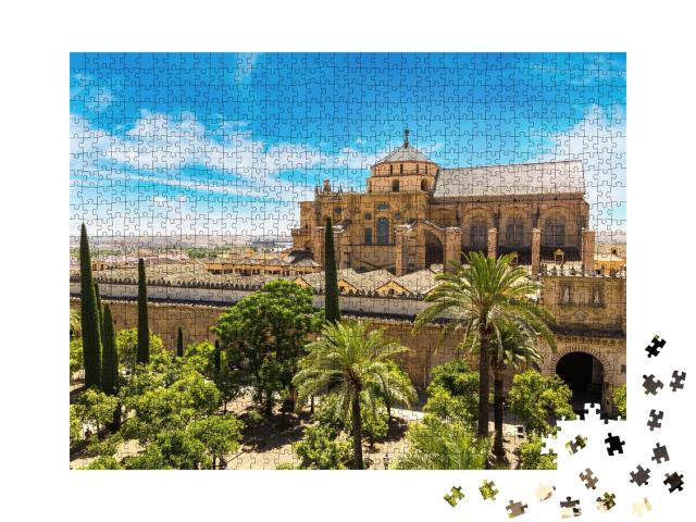 Puzzle de 1000 pièces « Grande mosquée ou cathédrale de la Mezquita à Cordoue »