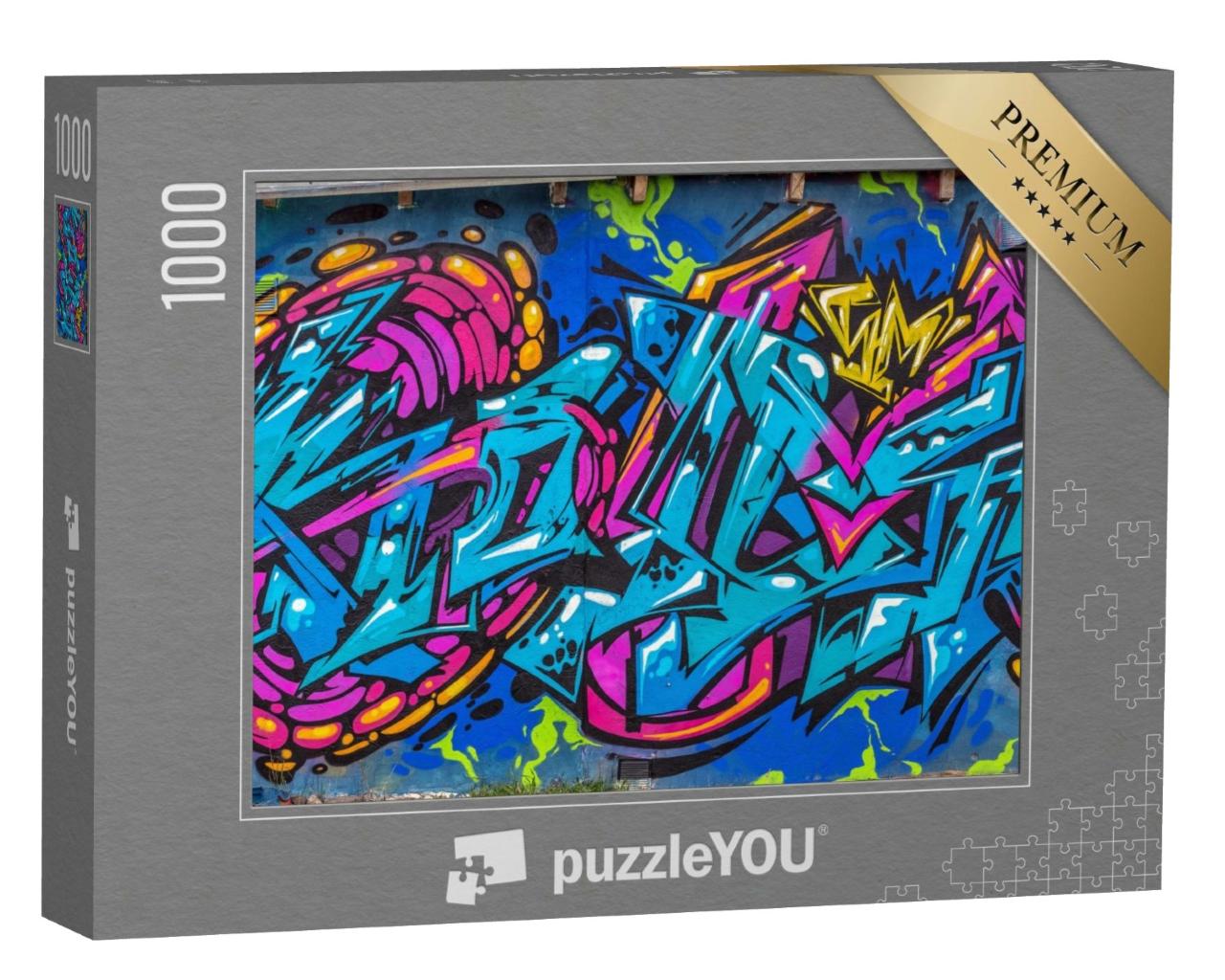 Puzzle de 1000 pièces « Dessins abstraits de style graffiti »