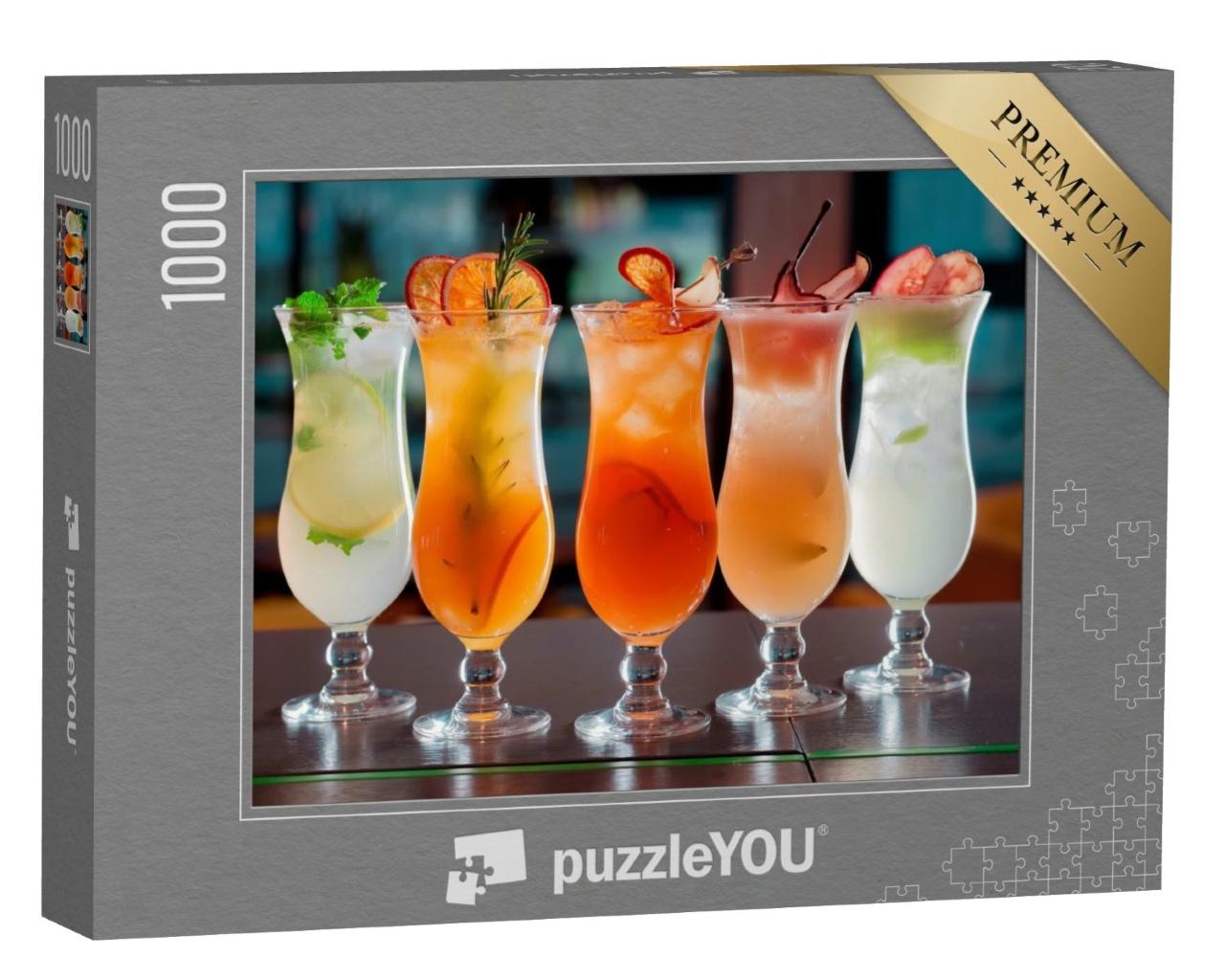 Puzzle de 1000 pièces « Cocktails et boissons rafraîchissantes »