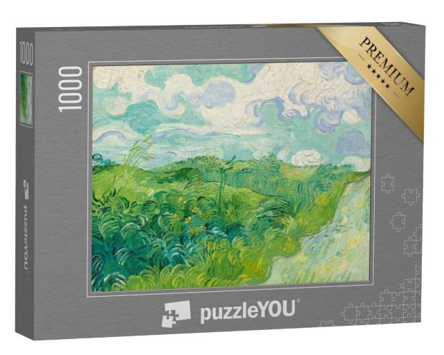 Puzzle de 1000 pièces « Vincent van Gogh - Champs de blé vert, Auvers »