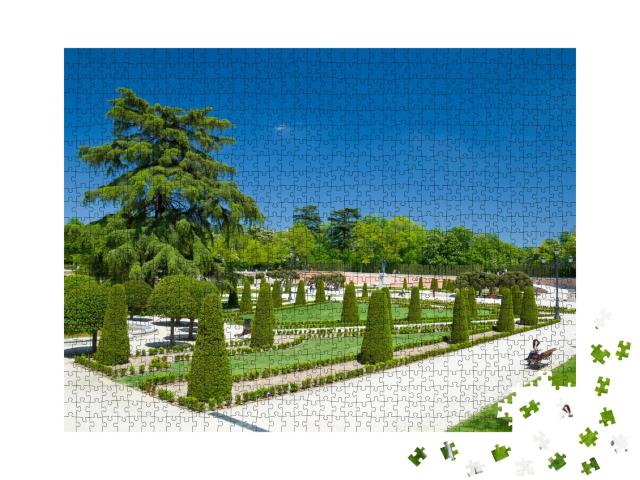 Puzzle de 1000 pièces « El Retiro, le cœur vert de Madrid »