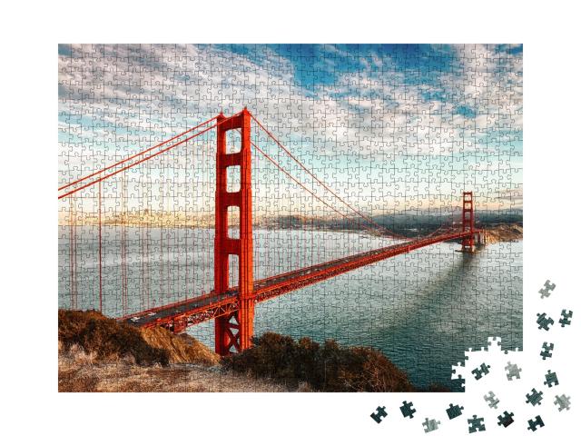 Puzzle de 1000 pièces « Pont du Golden Gate, San Francisco, États-Unis »