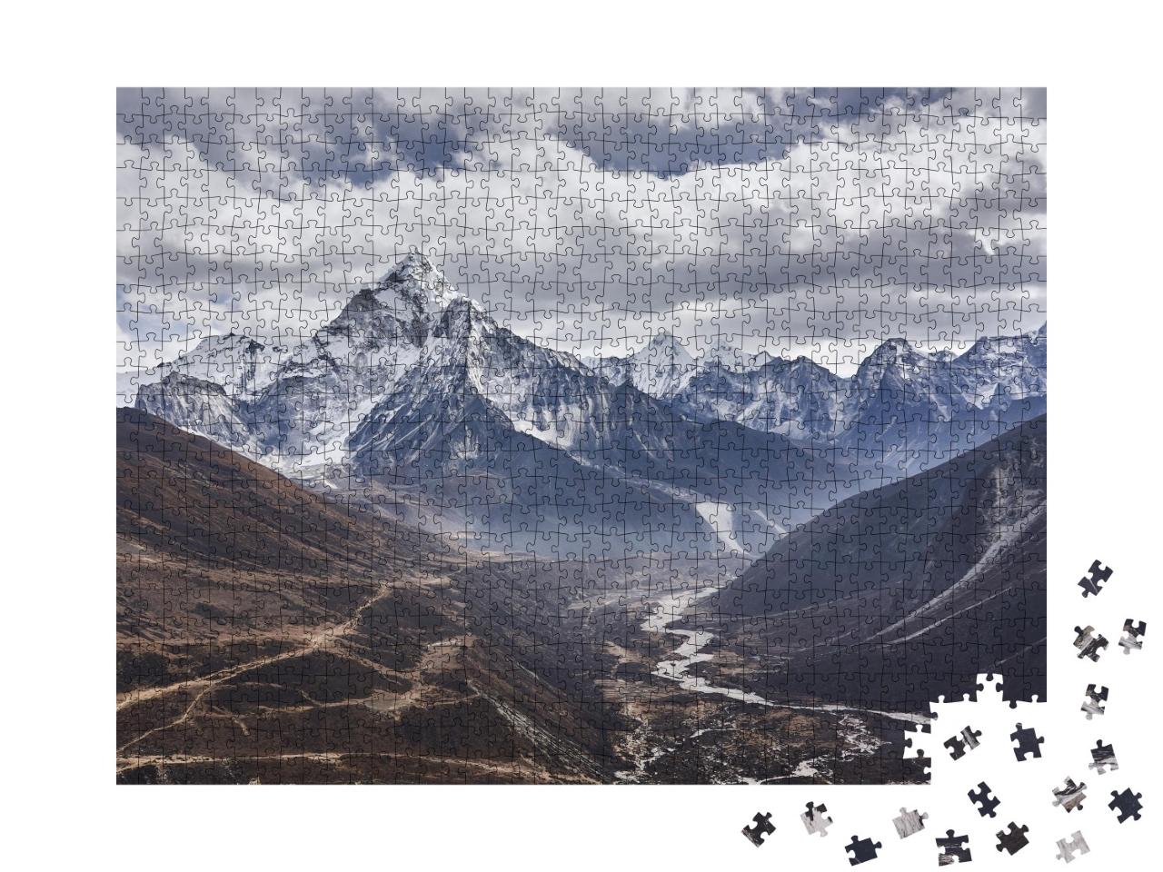 Puzzle de 1000 pièces « Mont Am Dablam au Népal »