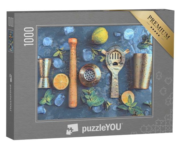 Puzzle de 1000 pièces « dans le style de Paul-Cezanne - Cocktails - Collection de puzzles Artistes & Tableaux »