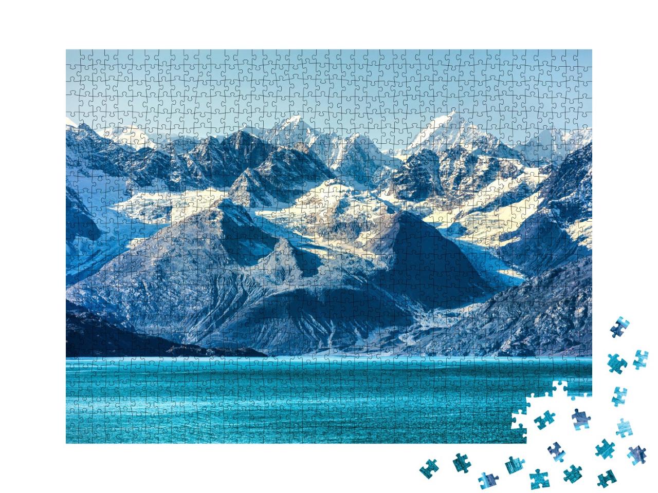 Puzzle de 1000 pièces « Parc national de Glacier Bay en Alaska »