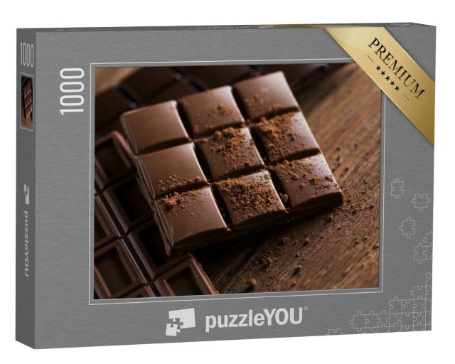 Puzzle de 1000 pièces « Un séduisant chocolat noir »