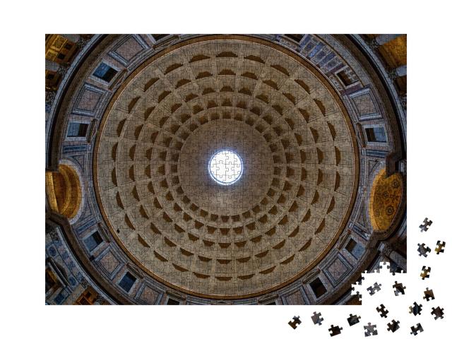Puzzle de 1000 pièces « Plafond du Panthéon à Rome »