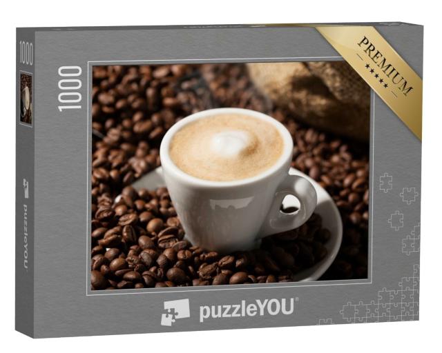 Puzzle de 1000 pièces « Cappuccino, fraîchement préparé »