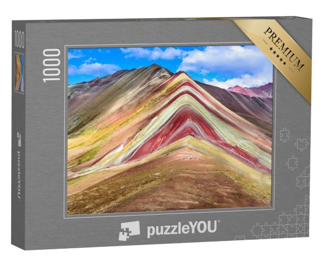 Puzzle de 1000 pièces « Montagne arc-en-ciel Vinicunca, Pérou »