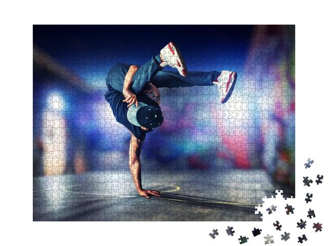 Puzzle de 1000 pièces « Breakdance acrobatique »