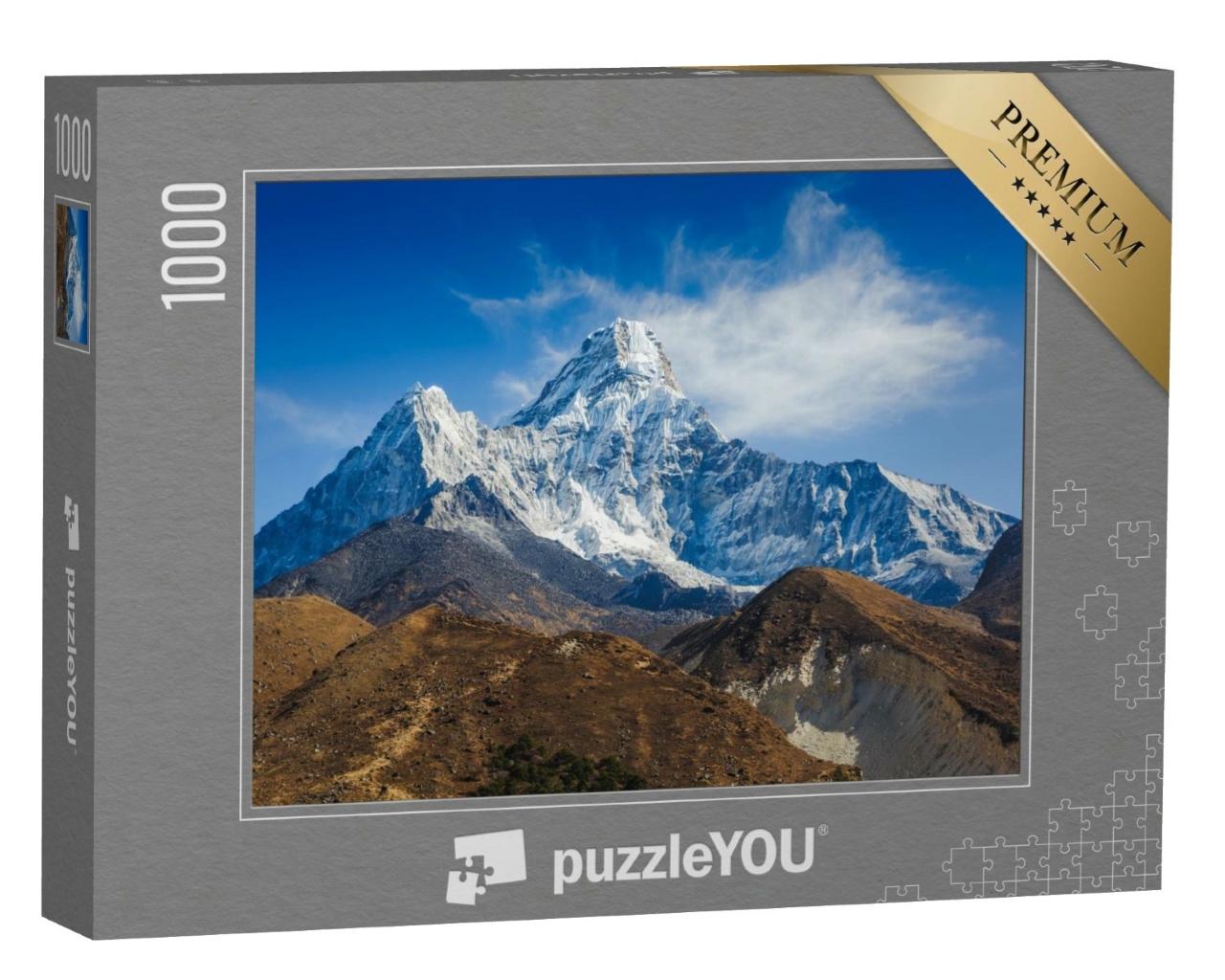 Puzzle de 1000 pièces « Mont Ama Dablam dans la région de l'Everest de l'Himalaya, Népal »