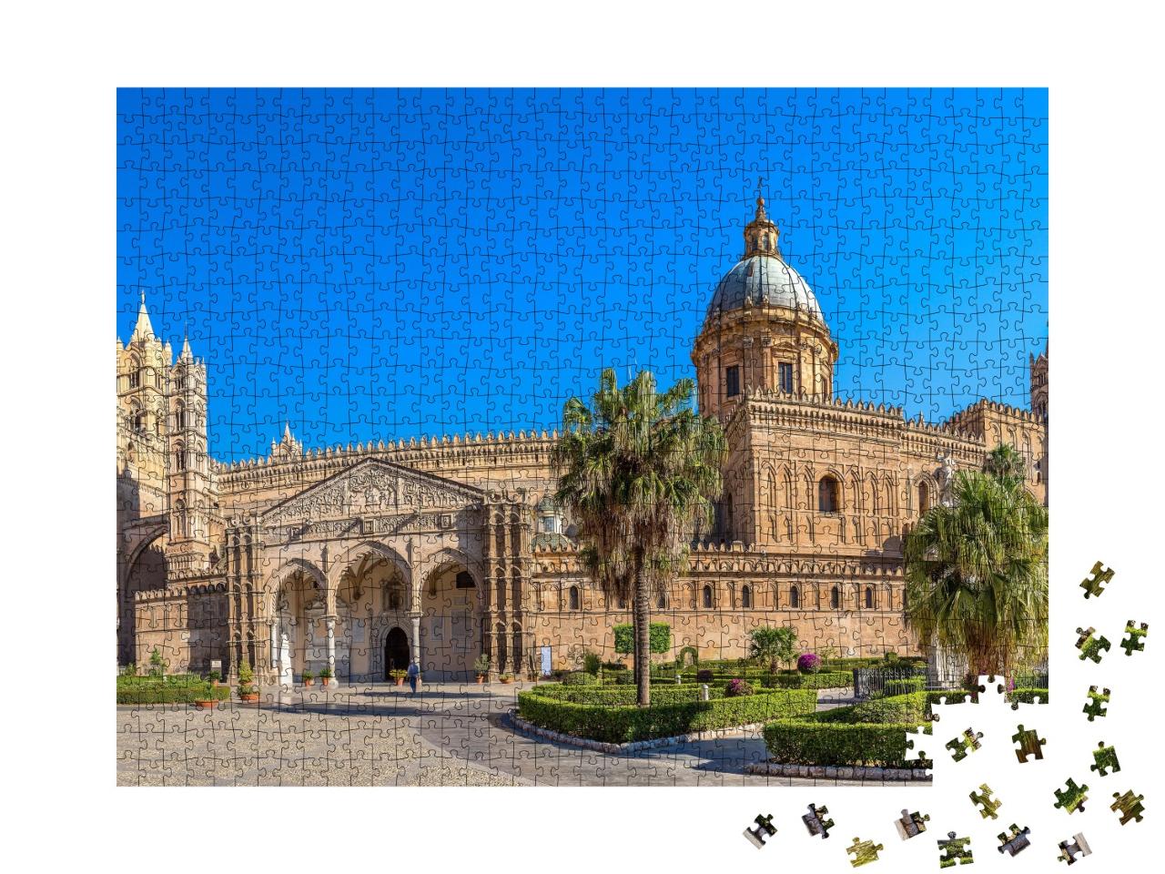 Puzzle de 1000 pièces « La cathédrale de Palerme, Italie »
