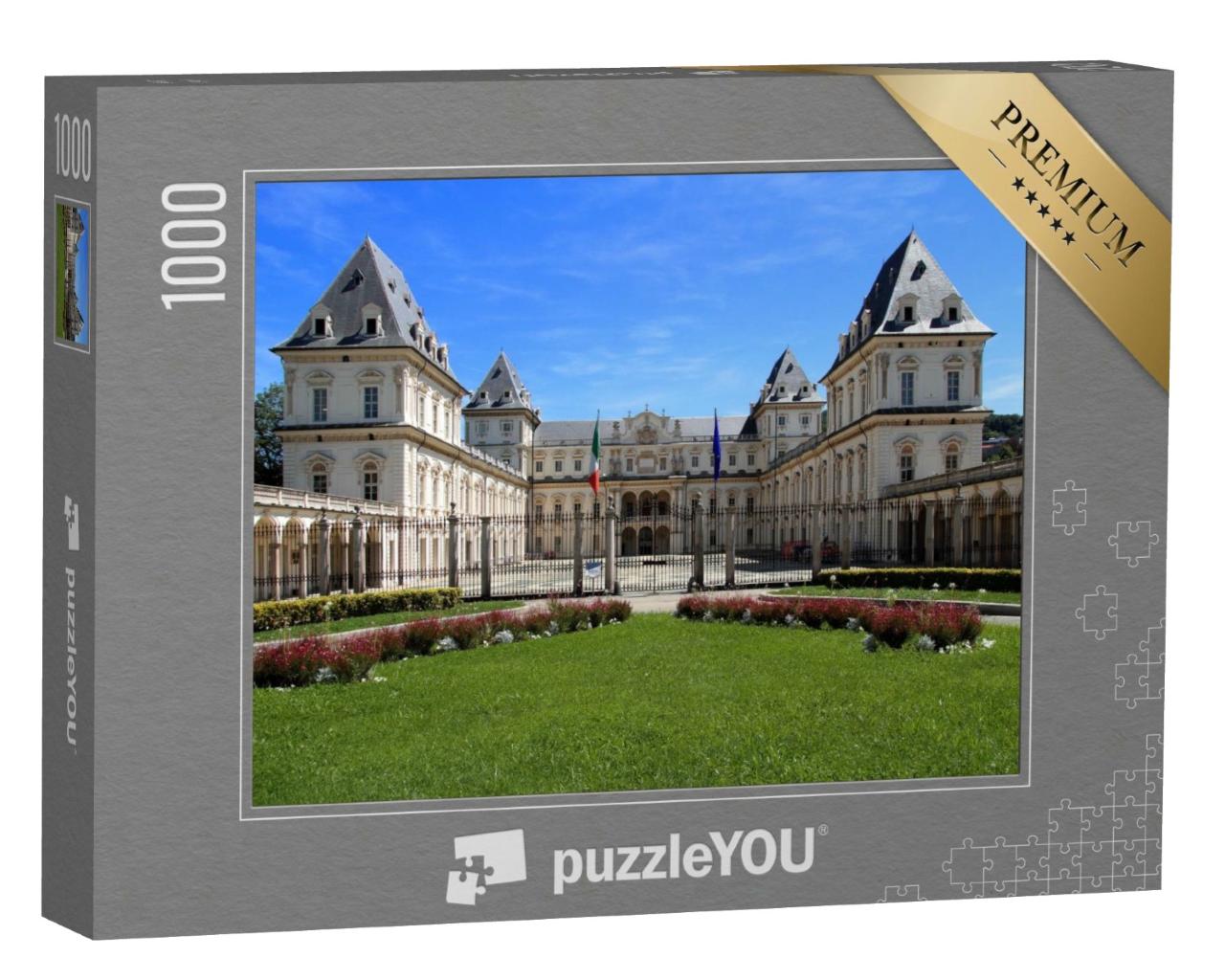 Puzzle de 1000 pièces « Le célèbre château Valentino dans la ville de Turin en Italie »