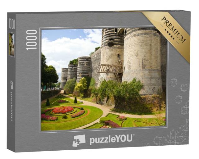 Puzzle de 1000 pièces « Le château d'Angers et son jardin. France »