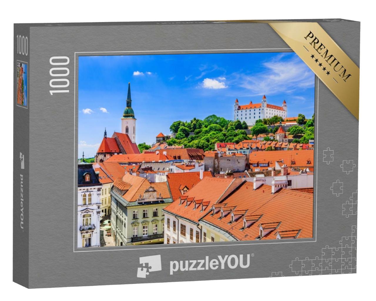 Puzzle de 1000 pièces « Imposant château de Bratislava, Slovaquie »