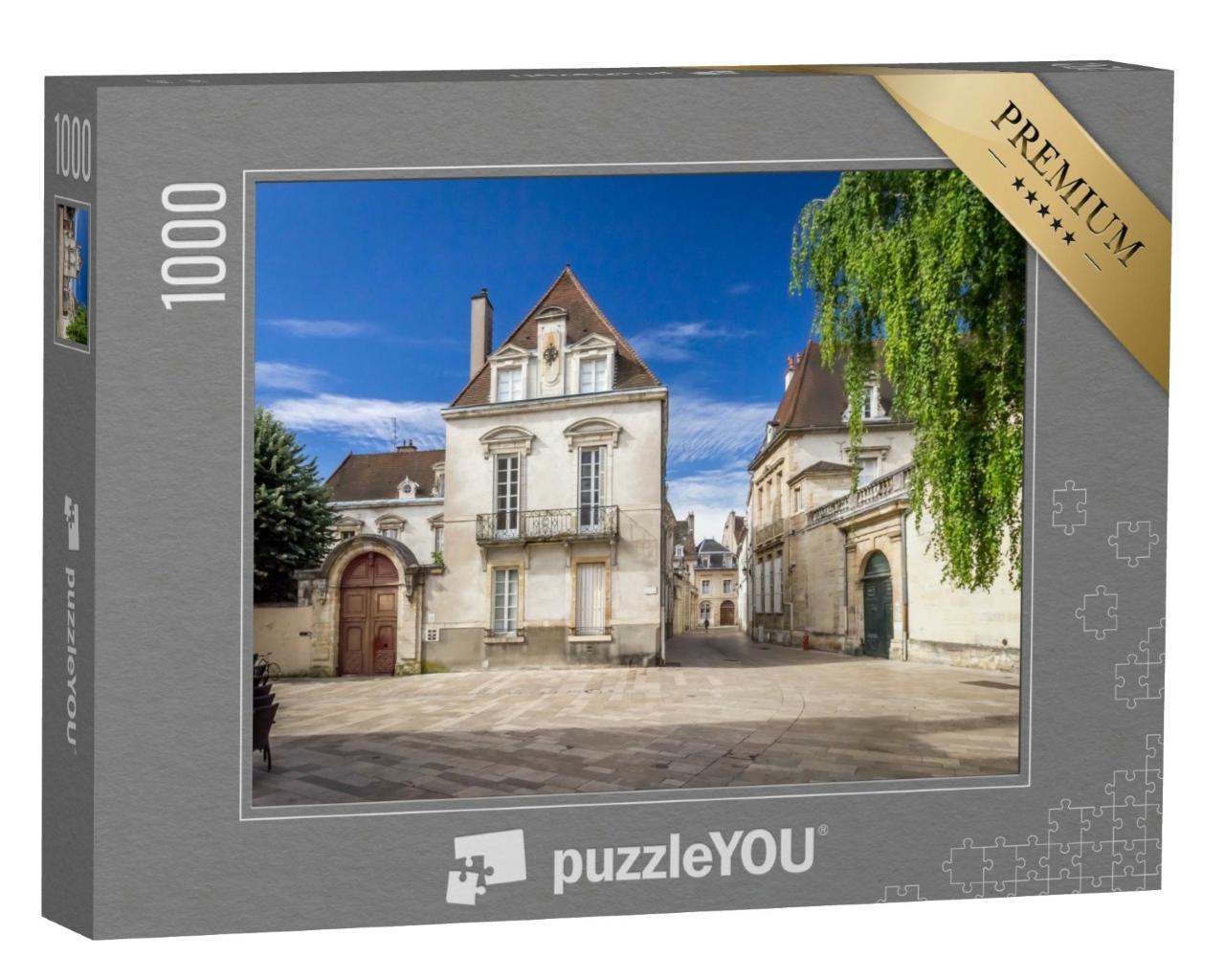 Puzzle de 1000 pièces « Tôt le matin dans le centre-ville de Dijon, France »