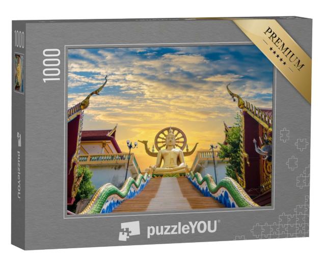 Puzzle de 1000 pièces « Wat Phra Yai Koh Samui Surat Thani Thaïlande »