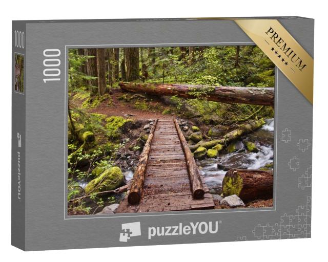 Puzzle de 1000 pièces « Pont en bois »