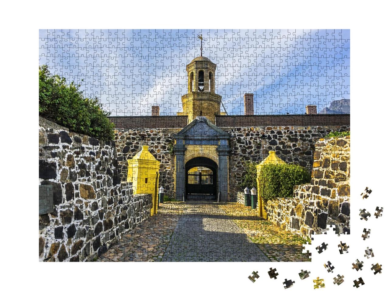 Puzzle de 1000 pièces « Entrée du Château de Bonne Espérance ou Château du Cap, Le Cap, Afrique du Sud »