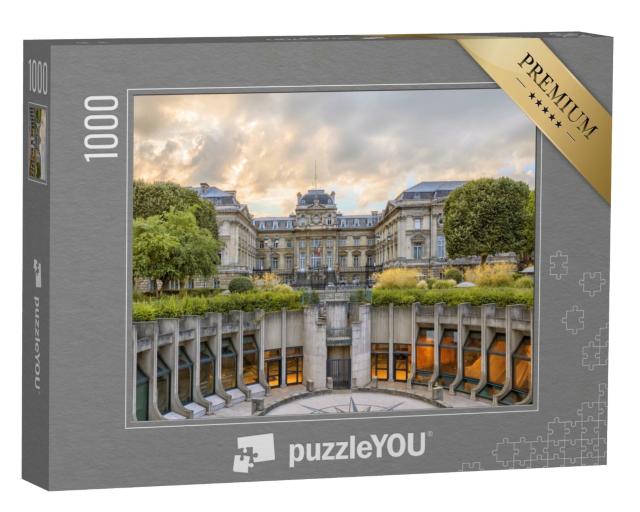 Puzzle de 1000 pièces « Place de la République, avec vue sur l'amphithéâtre et la préfecture, Lille, Nord de la France »