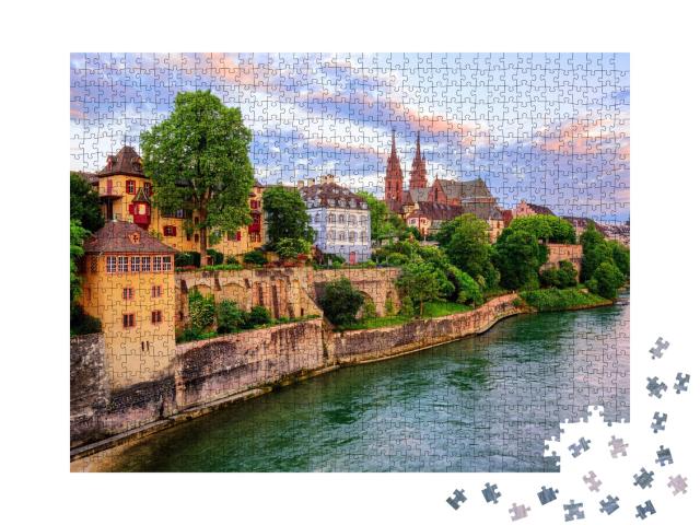 Puzzle de 1000 pièces « La vieille ville de Bâle, Suisse »