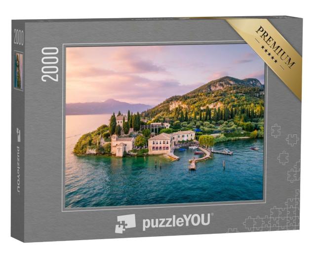 Puzzle de 2000 pièces « Punta San Vigilio sur le lac de Garde, Italie »