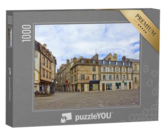 Puzzle de 1000 pièces « Place Charles de Gaulle avec des bâtiments historiques à Poitiers, France »