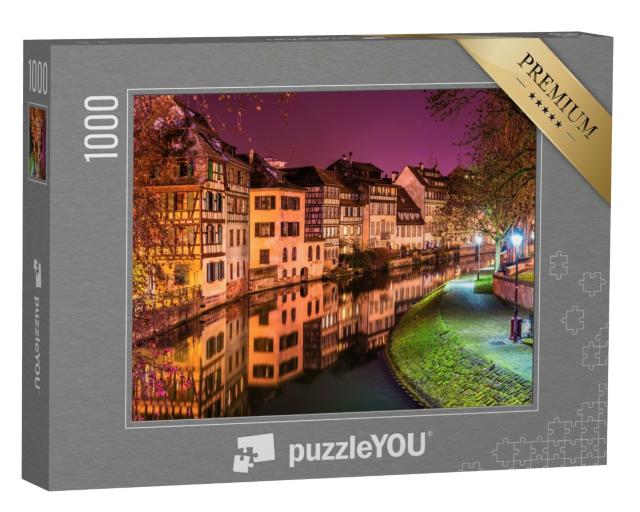 Puzzle de 1000 pièces « La rivière Ill dans le quartier de la Petite France à Strasbourg »