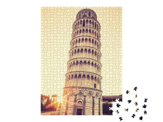 Puzzle de 1000 pièces « La tour penchée de Pise »