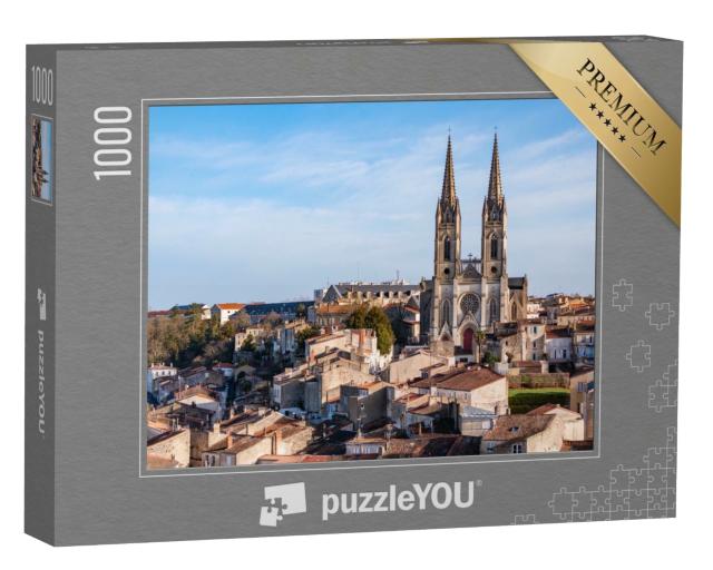 Puzzle de 1000 pièces « Une image de l'église Saint-André de Niort, qui domine la ville. »