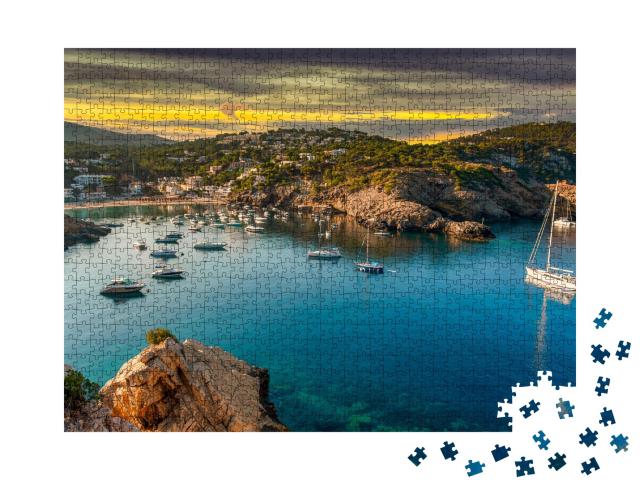 Puzzle de 1000 pièces « Cala Vadella de Sant Josep, Ibiza, Espagne »