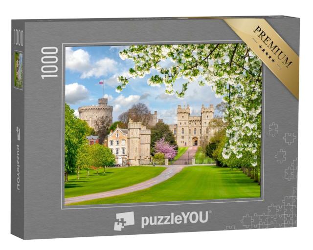 Puzzle de 1000 pièces « Long Walk vers le château de Windsor, Angleterre »