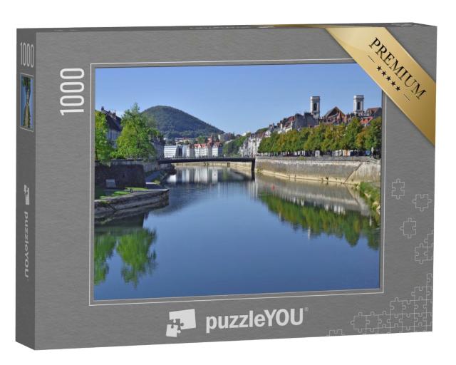 Puzzle de 1000 pièces « Le "Quai Vauban", le "Pont Battant" sur le Doubs et le "Quai de Strasbourg" à Besançon »