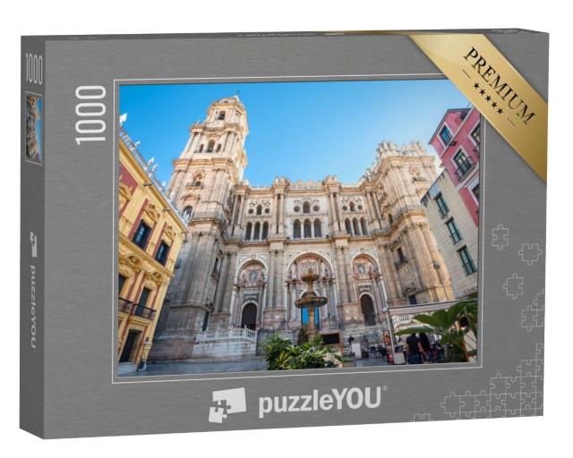 Puzzle de 1000 pièces « Impressionnante cathédrale de Malaga, Andalousie, Espagne »