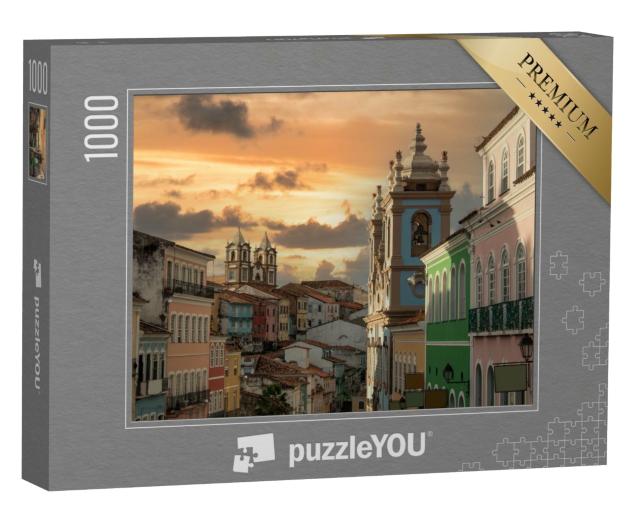 Puzzle de 1000 pièces « Pelourinho, centre historique de la ville de Salvador, Brésil »
