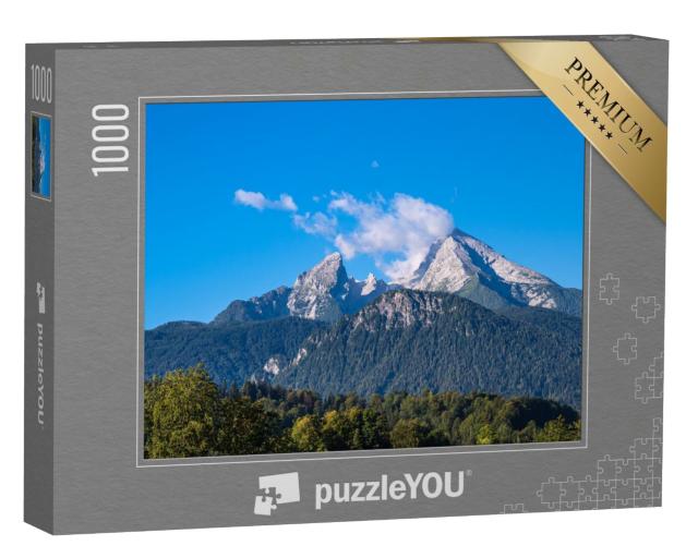 Puzzle de 1000 pièces « Watzmann dans les Alpes de Berchtesgaden, Allemagne »