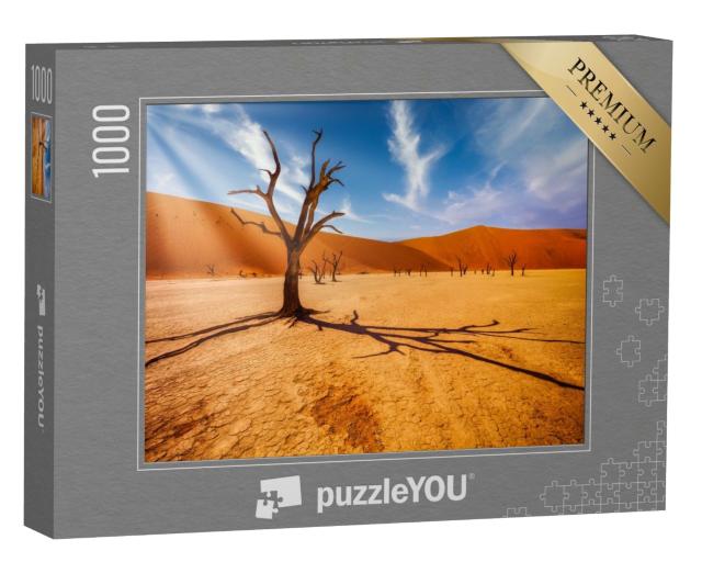 Puzzle de 1000 pièces « Arbre dans le désert du Namib, Afrique du Sud »