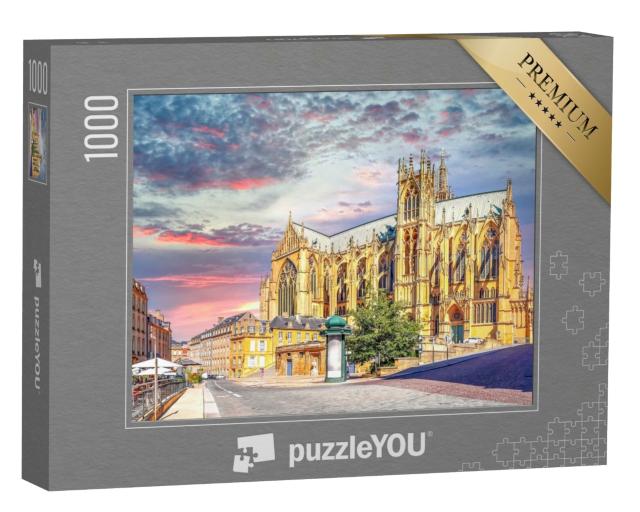 Puzzle de 1000 pièces « Vieille ville de Metz, France »