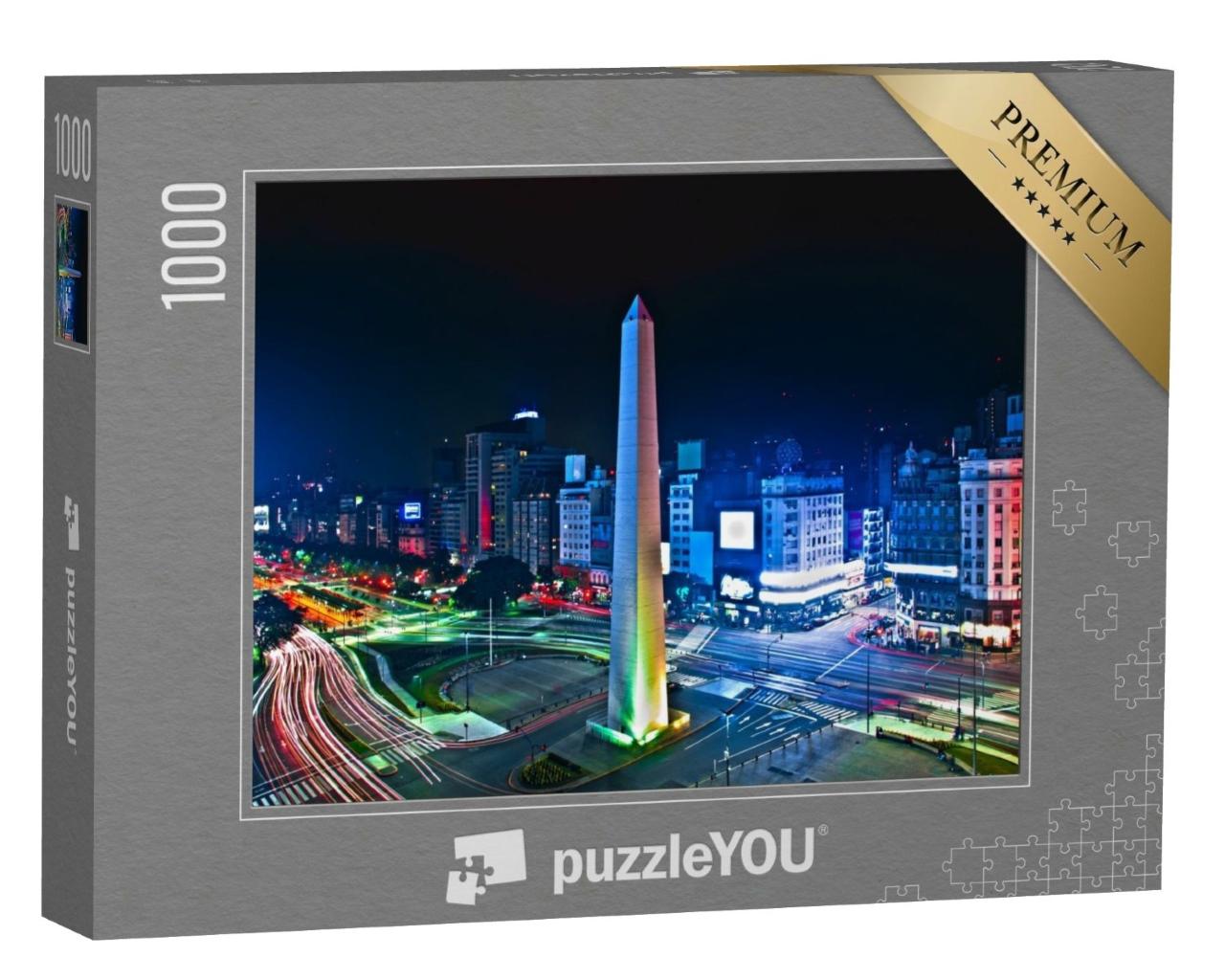 Puzzle de 1000 pièces « Buenos-Aires ville nuit »