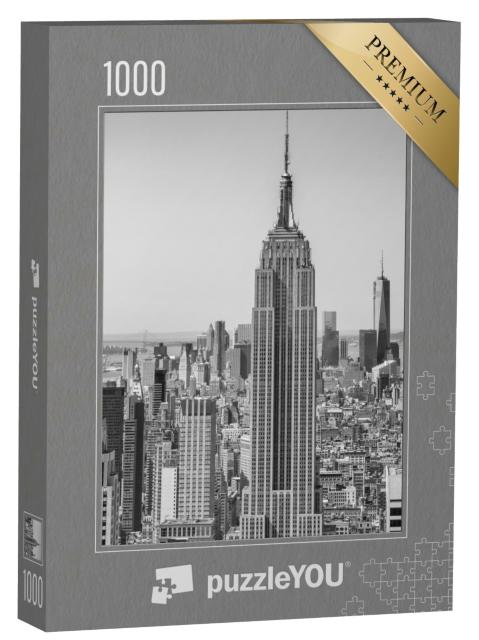 Puzzle de 1000 pièces « La ligne d'horizon de New York vue du ciel »